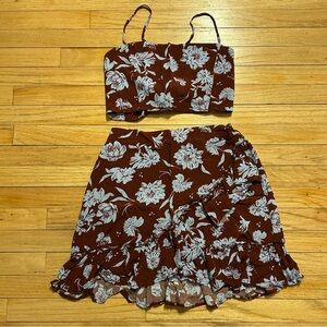 Free People Skirt Set